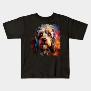 Poodle Rainbow Kids T-Shirt